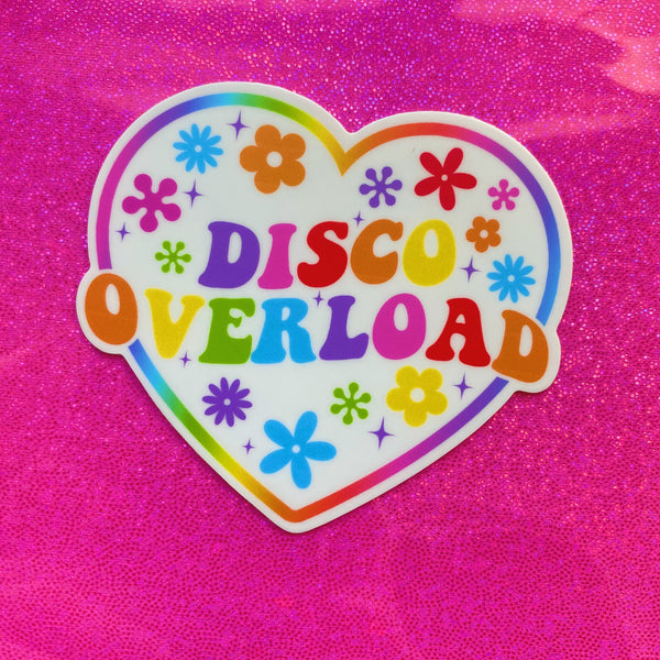 disco overload sticker